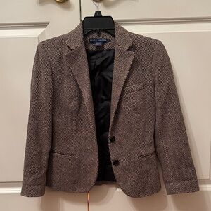 Ralph Lauren Brown Herringbone Sport Coat
